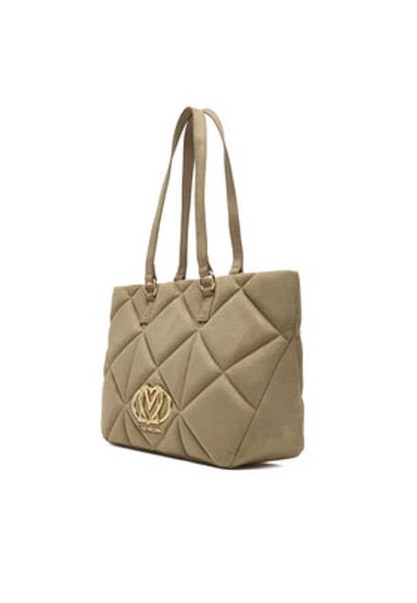 Love Moschino - LOVE MOSCHINO Torebka JC4312PP0NKE0105 Beżowy. Kolor: beżowy