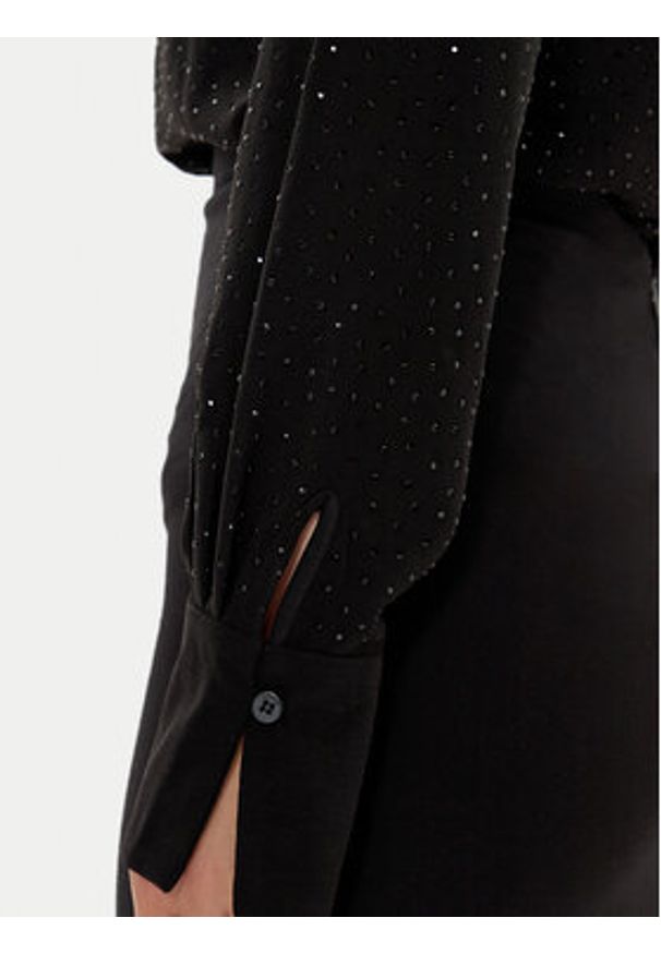 Tatuum Koszula Patti T2424.080B Czarny Regular Fit. Kolor: czarny. Materiał: syntetyk