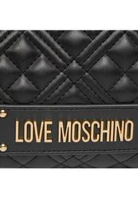 Love Moschino - LOVE MOSCHINO Torebka JC4011PP1ILA0000 Czarny. Kolor: czarny. Materiał: skórzane