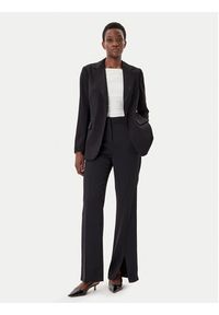 French Connection Spodnie materiałowe 74ZAC Czarny Regular Fit. Kolor: czarny. Materiał: syntetyk #3