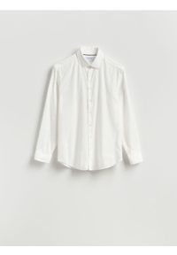 Reserved - Koszula regular z bawełny egipskiej - złamana biel. Materiał: bawełna #1