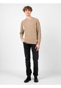 Pepe Jeans Sweter "Monroi" | PM702273 | Monroi | Mężczyzna | Piaskowy, Beżowy. Okazja: na co dzień. Kolor: beżowy. Materiał: poliester, poliamid, akryl. Styl: casual