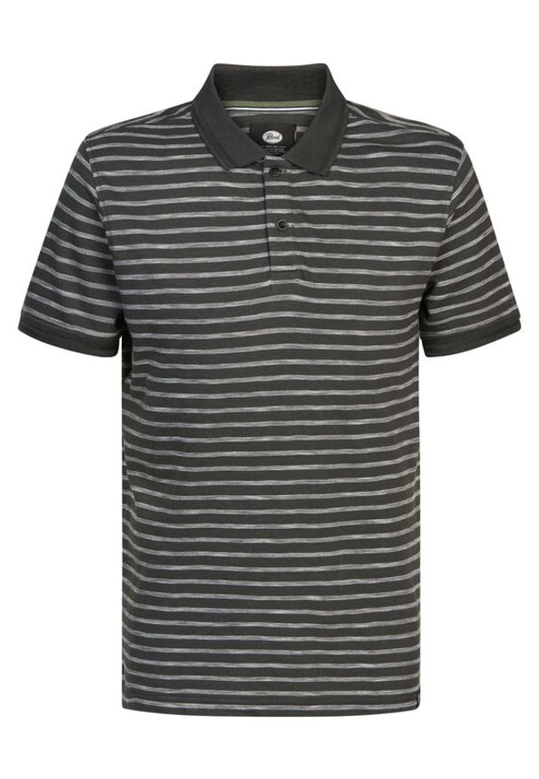 Petrol Industries Polo M-1030-POL929 Czarny Regular Fit. Typ kołnierza: polo. Kolor: czarny. Materiał: bawełna