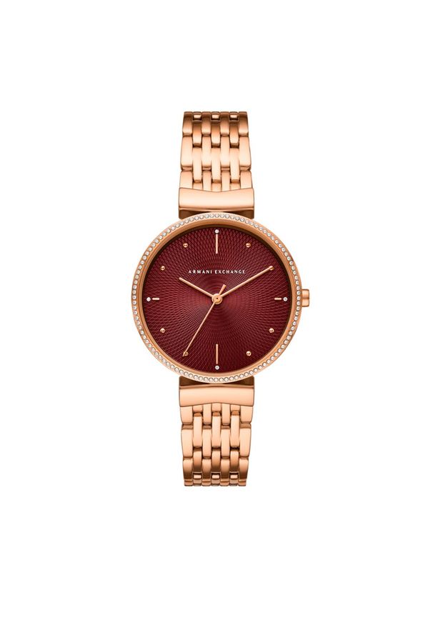 Zegarek Armani Exchange Zoe AX5912 Gold/Burgundy. Kolor: złoty