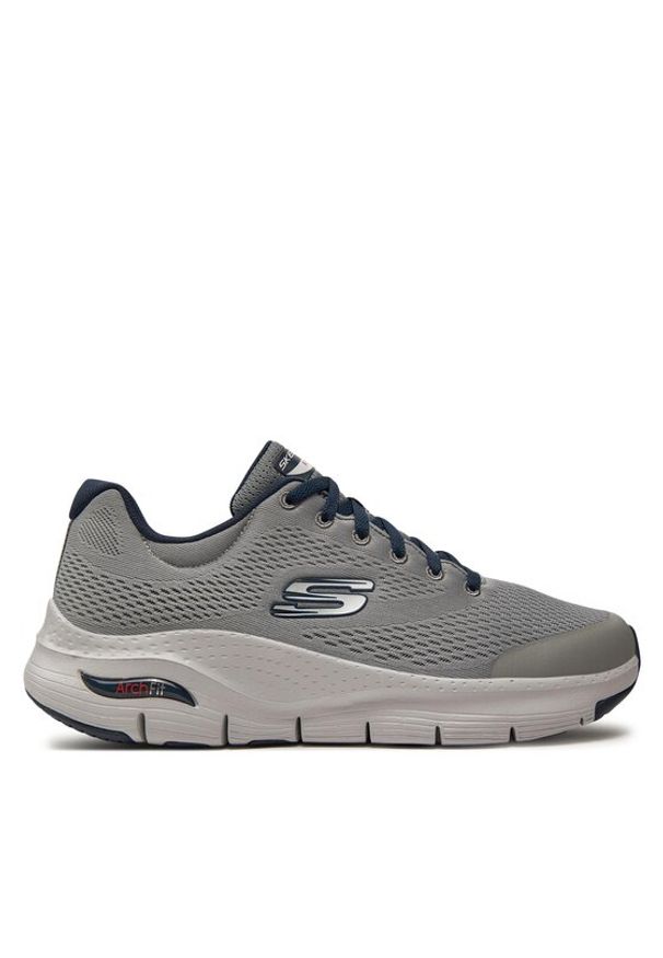 skechers - Skechers Sneakersy Arch Fit 232040/GYNV Szary. Kolor: szary. Materiał: materiał