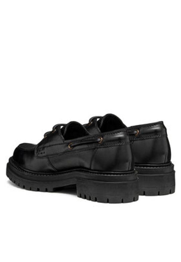 Geox Mokasyny D Iridea D56HRA 00043 C9999 Czarny. Kolor: czarny. Materiał: skóra