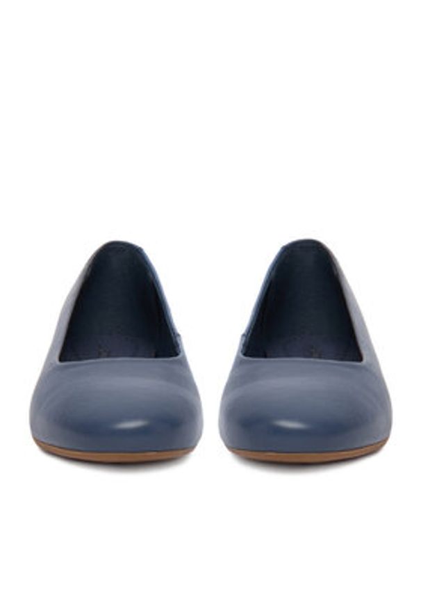 Lasocki Baleriny CEO-RST-ARABELLA-06 Granatowy. Kolor: niebieski. Materiał: skóra