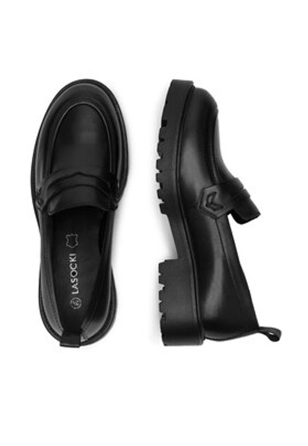 Lasocki Loafersy WI16-DAW-01 Czarny. Kolor: czarny. Materiał: skóra