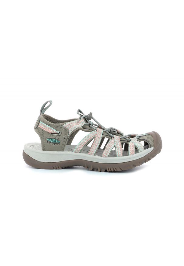 keen - Buty do chodzenia damskie Keen Whisper. Kolor: pomarańczowy, wielokolorowy, beżowy. Materiał: materiał. Sport: turystyka piesza