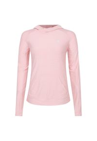 DARE 2B - Damska Bluza Z Kapturem Sprint Cty. Typ kołnierza: kaptur. Kolor: czerwony, różowy, wielokolorowy. Styl: sportowy. Sport: bieganie