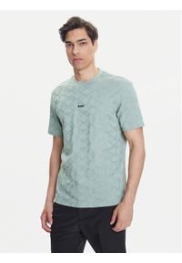 BOSS T-Shirt 50538184 Zielony Relaxed Fit. Kolor: zielony. Materiał: bawełna