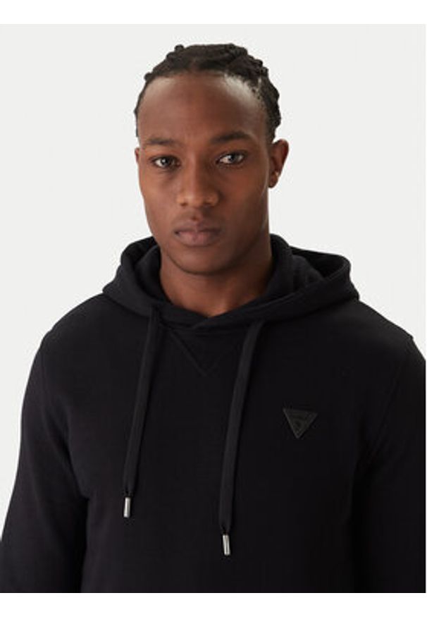 Guess Bluza M6RQ36 KCN01 Czarny Regular Fit. Kolor: czarny. Materiał: bawełna