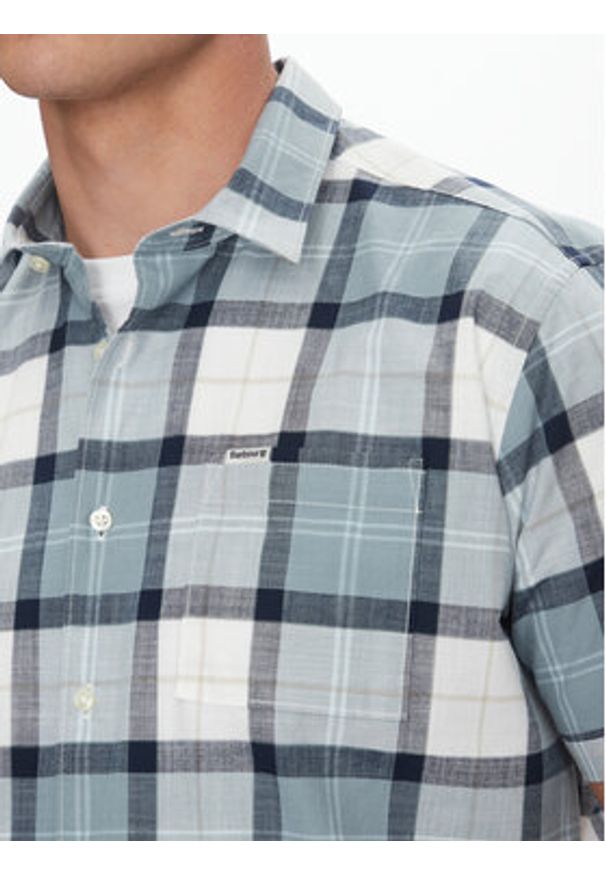 Barbour Koszula Douglas MSH5077TN45 Szary Regular Fit. Kolor: szary. Materiał: bawełna