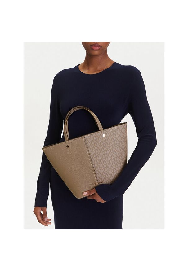 Torebka MICHAEL Michael Kors. Kolor: beżowy