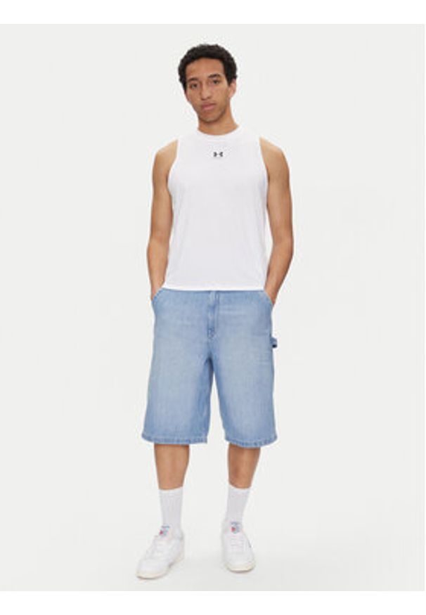 Lee Szorty jeansowe Carpenter 112364163 Niebieski Loose Fit. Kolor: niebieski. Materiał: bawełna