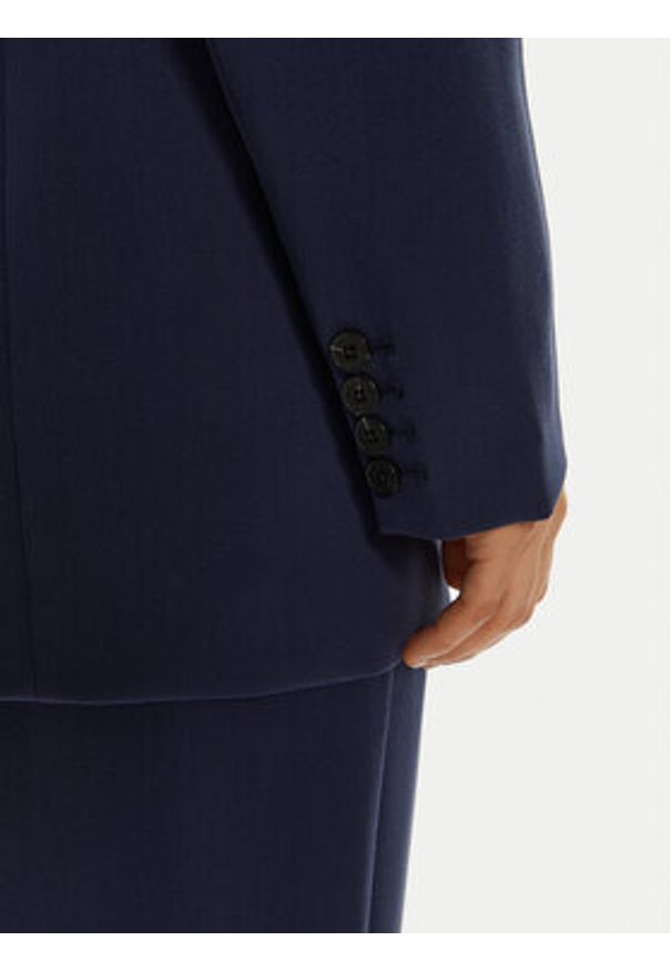 Bruuns Bazaar Marynarka Cindy BBW2548 Granatowy Loose Fit. Kolor: niebieski. Materiał: syntetyk