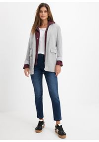 bonprix - Dżinsy ze stretchem, skinny, high waist, cropped. Stan: podwyższony. Kolor: niebieski #2