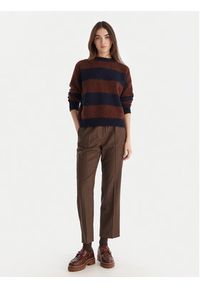 Weekend Max Mara Sweter Tuono 2525366142 Kolorowy Loose Fit. Materiał: wełna. Wzór: kolorowy