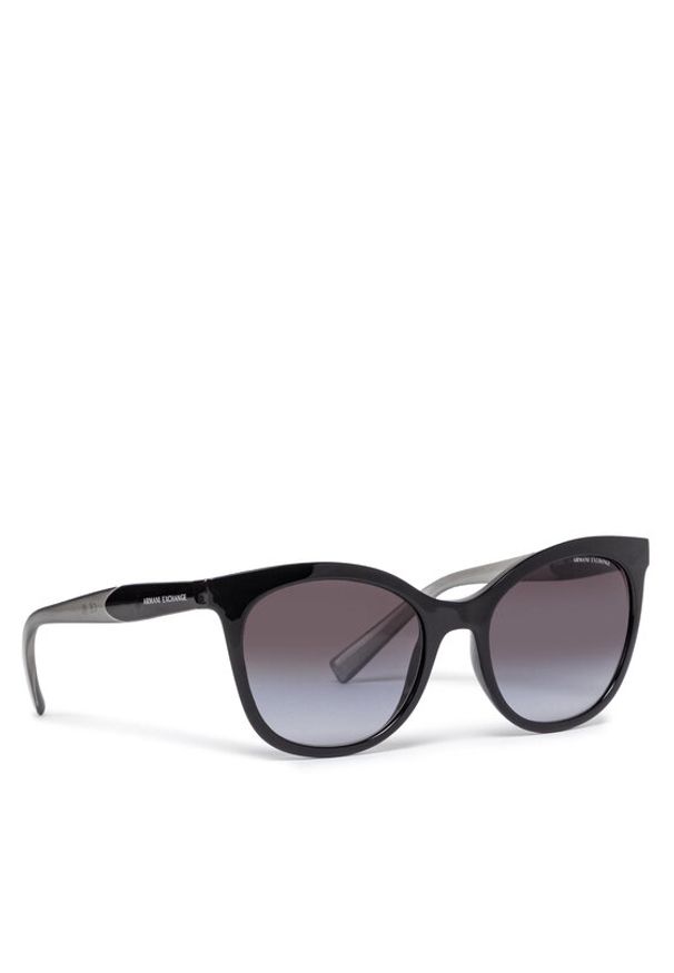 Armani Exchange Okulary przeciwsłoneczne 0AX4094S 81588G Czarny. Kolor: czarny