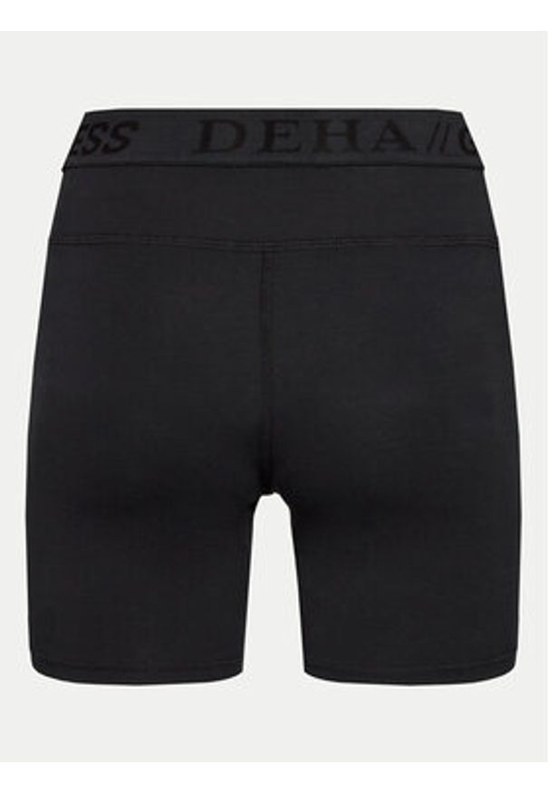 Deha Szorty sportowe A00115 Czarny Skinny Fit. Kolor: czarny. Materiał: bawełna