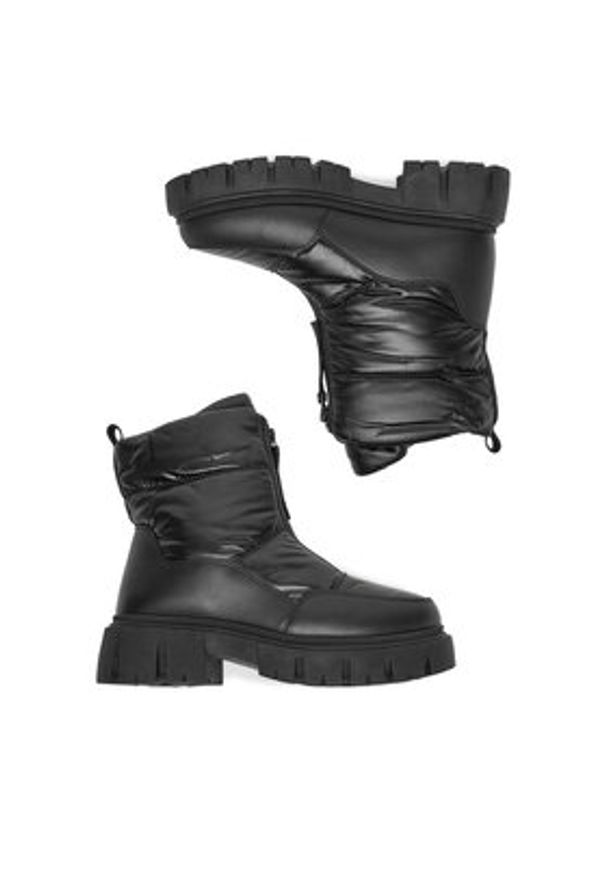 DeeZee Śniegowce HY211254 Czarny. Kolor: czarny. Materiał: syntetyk, materiał