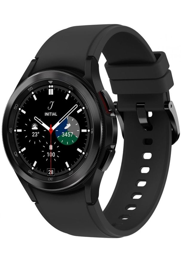 SAMSUNG - Samsung Galaxy Watch4 Classic 42mm Black. Kolor: czarny. Styl: militarny