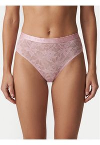 TOMMY HILFIGER - Tommy Hilfiger Figi klasyczne z wysokim stanem UW0UW06269 Różowy. Stan: podwyższony. Kolor: różowy. Materiał: syntetyk #1