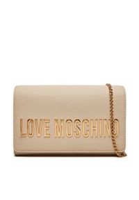 Love Moschino - Torebka LOVE MOSCHINO. Kolor: beżowy