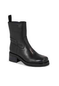 Calvin Klein Jeans Botki Biker Boot Lth Wn YW0YW01330 Czarny. Kolor: czarny. Materiał: skóra #5