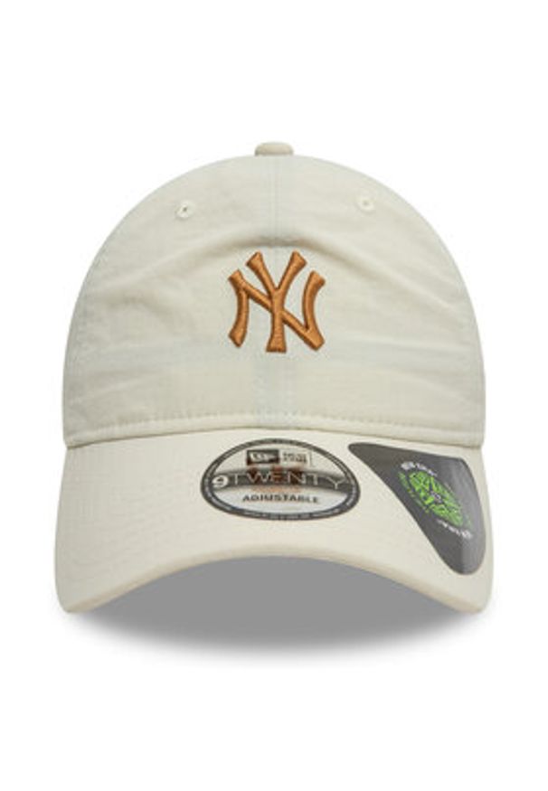 New Era Czapka z daszkiem New York Yankees Recycled 9Twenty 60595203 Écru. Materiał: nylon, materiał