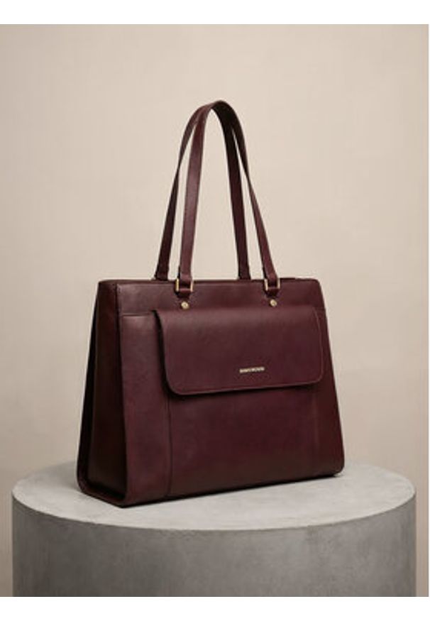 Gino Rossi Torebka EO-PANSY Bordowy. Kolor: czerwony