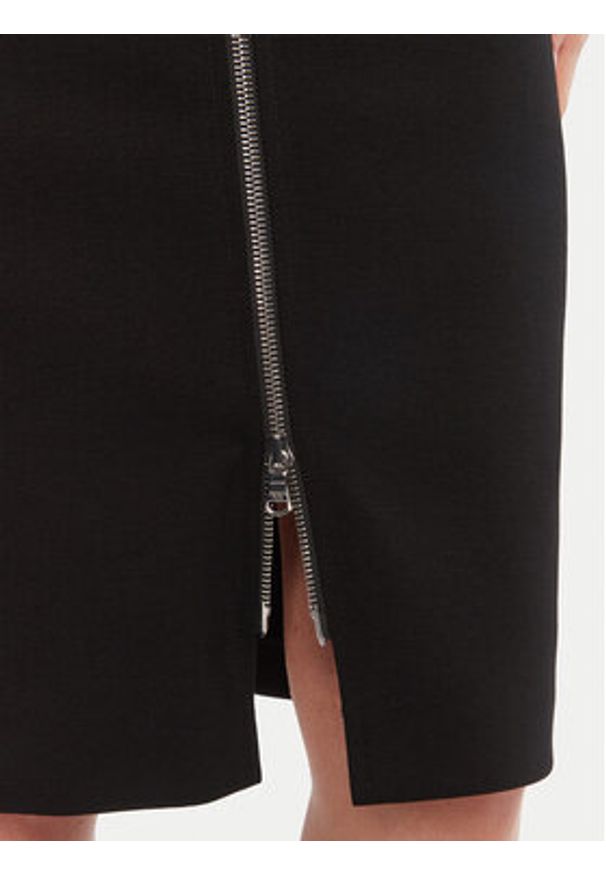 Patrizia Pepe Spódnica ołówkowa 8G0485 A025 Czarny Regular Fit. Kolor: czarny. Materiał: syntetyk