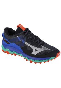 Buty do biegania męskie Mizuno Wave Mujin 9. Kolor: czarny. Materiał: materiał, syntetyk, tkanina. Model: Mizuno Wave