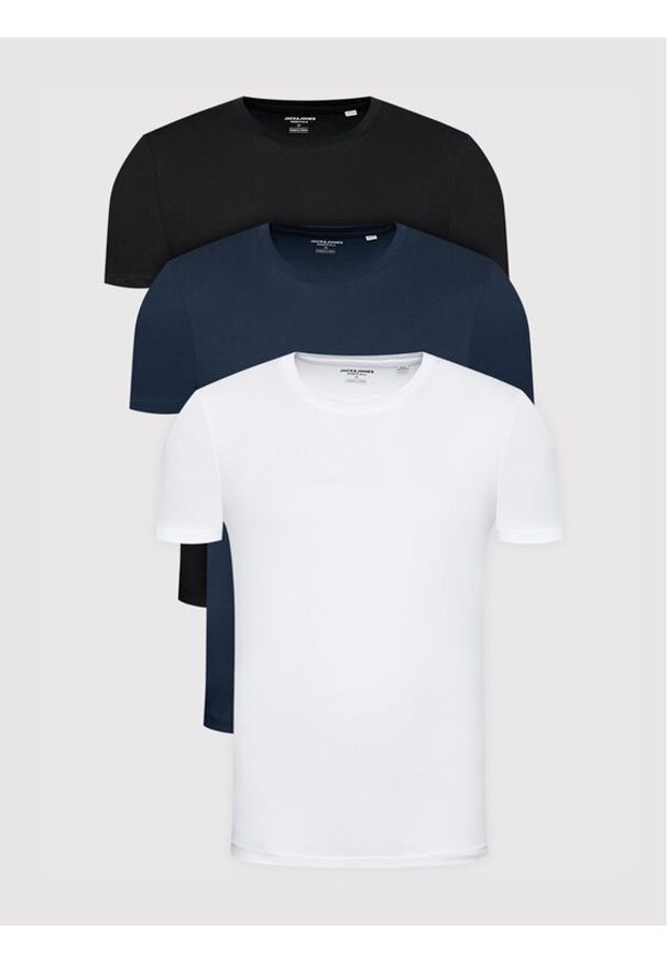 Jack & Jones Komplet t-shirtów Organic Basic 12191759 Kolorowy Regular Fit. Materiał: bawełna. Wzór: kolorowy