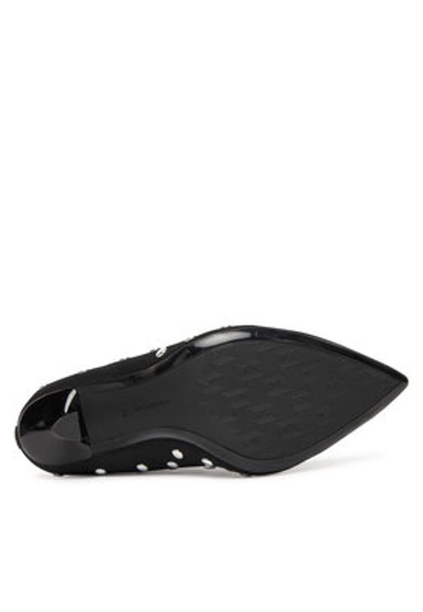 Karl Lagerfeld - KARL LAGERFELD Botki Pandara KL31367 Czarny. Kolor: czarny. Materiał: materiał