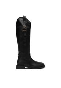 DeeZee Kozaki 13263-10 Czarny. Kolor: czarny. Materiał: syntetyk, materiał