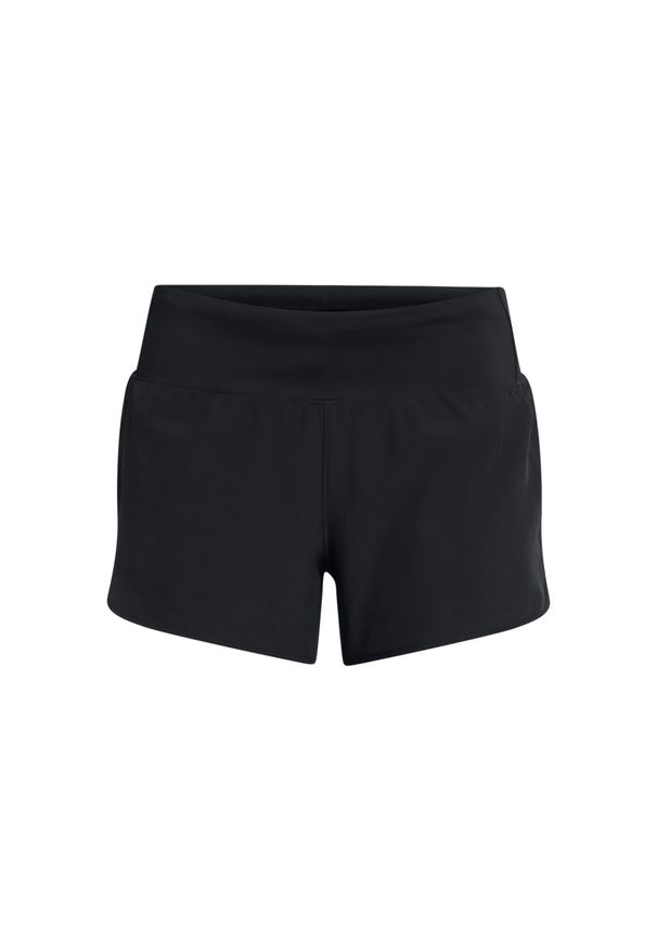 Krótkie spodenki damskie Under Armour Launch Pro. Kolor: czarny. Materiał: materiał. Długość: krótkie. Sport: bieganie