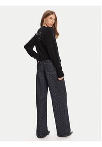 Hugo - HUGO Sweter Solanu 50545092 Czarny Regular Fit. Kolor: czarny. Materiał: wełna