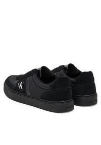 Calvin Klein Sneakersy Classic Cups Lace Mix Emb Tongue YM0YM01395 Czarny. Kolor: czarny. Materiał: skóra #4