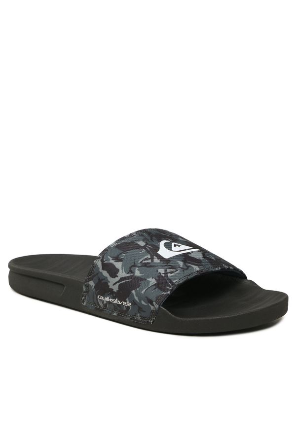 Klapki Quiksilver AQYL101300 XSKS. Kolor: czarny. Materiał: materiał