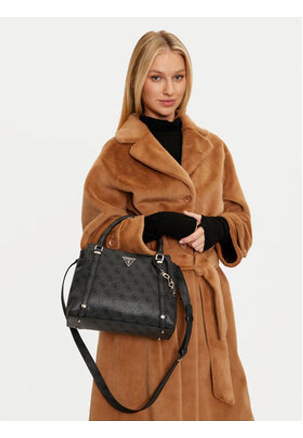 Guess Torebka HWESG9 51006 Czarny. Kolor: czarny. Materiał: skórzane