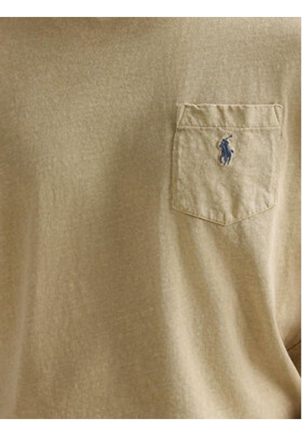 Polo Ralph Lauren T-Shirt 710964511003 Beżowy Regular Fit. Typ kołnierza: polo. Kolor: beżowy. Materiał: bawełna