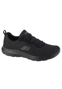 skechers - Buty do chodzenia damskie Skechers Flex Appeal 40. Zapięcie: sznurówki. Kolor: czarny. Materiał: guma, syntetyk, tkanina, materiał. Szerokość cholewki: normalna. Sport: turystyka piesza