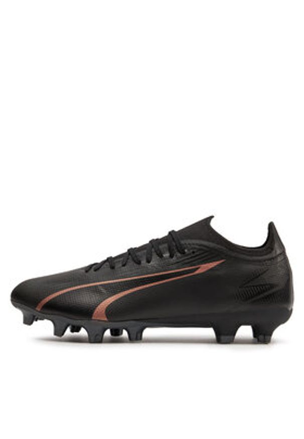 Puma Buty do piłki nożnej Ultra Match Fg/Ag 10775402 02 Czarny. Kolor: czarny. Materiał: skóra