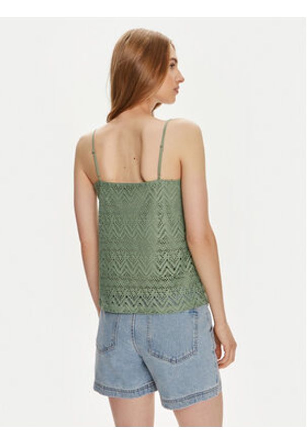 Vero Moda Top Maya 10304453 Zielony Regular Fit. Kolor: zielony. Materiał: syntetyk