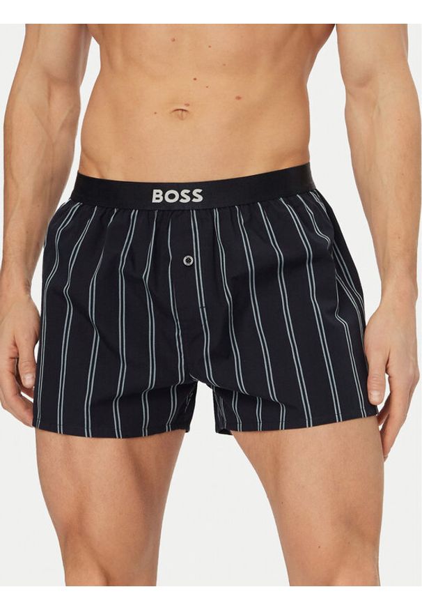 BOSS Komplet bokserek 50535781 Granatowy. Kolor: niebieski. Materiał: bawełna