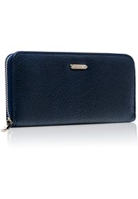 DAVID JONES - Portfel granatowy David Jones P119-510. Kolor: niebieski. Materiał: skóra #1