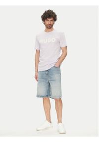 Hugo - HUGO T-Shirt Dulivio 50467556 Fioletowy Regular Fit. Kolor: fioletowy. Materiał: bawełna #5
