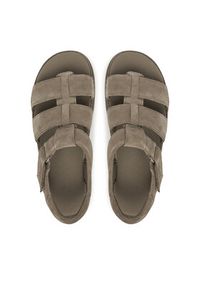 Ugg Sandały W Goldenstar Strap 1137890 Brązowy. Kolor: brązowy. Materiał: zamsz, skóra