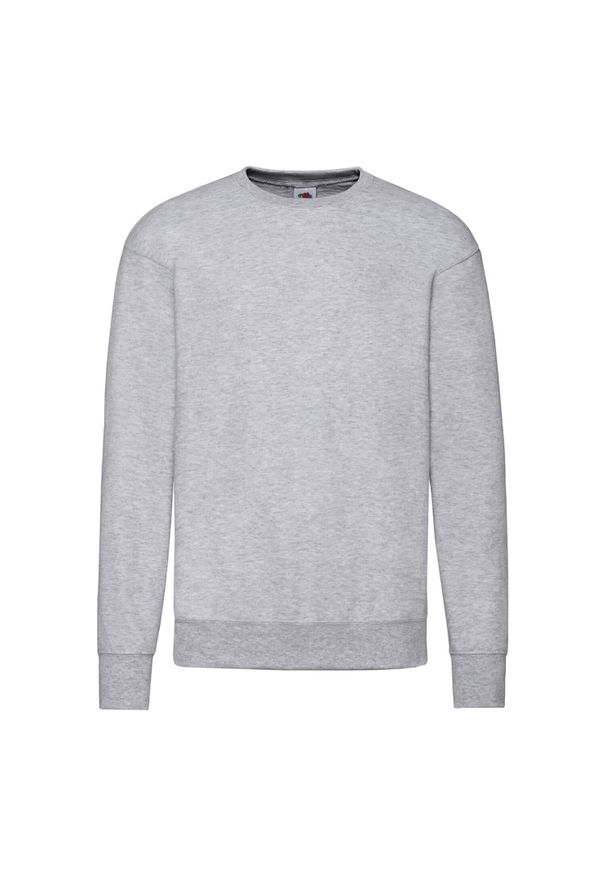FRUIT OF THE LOOM - Lekka Bluza Rozpinana Unisex Dla Dorosłych. Kolor: szary